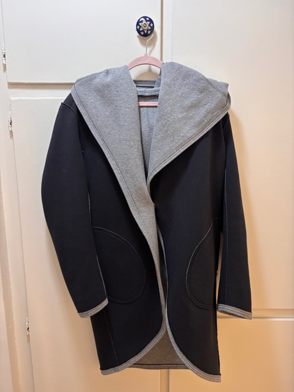 lululemon athletica Reversible Hooded Coat - Black & Gray
